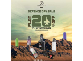 Vapes Direct-Pk Defence Day Sale FLAT 20% OFF